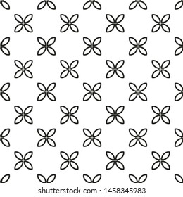 Seamless vector pattern. Background texture in geometric ornamental style.