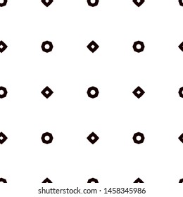 Seamless vector pattern. Background texture in geometric ornamental style.