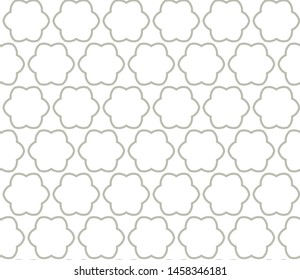 Seamless vector pattern. Background texture in geometric ornamental style.