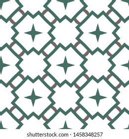 Seamless vector pattern. Background texture in geometric ornamental style.