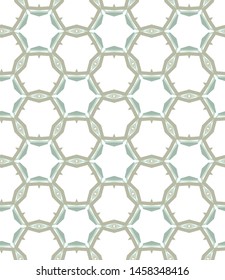 Seamless vector pattern. Background texture in geometric ornamental style.