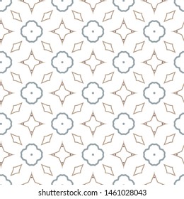 Seamless vector pattern. Background texture in geometric ornamental style.