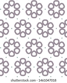 Seamless vector pattern. Background texture in geometric ornamental style.