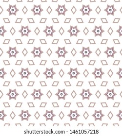 Seamless vector pattern. Background texture in geometric ornamental style.