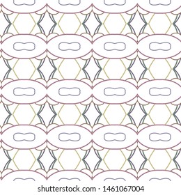 Seamless vector pattern. Background texture in geometric ornamental style.