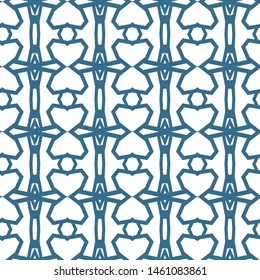 Seamless vector pattern. Background texture in geometric ornamental style.