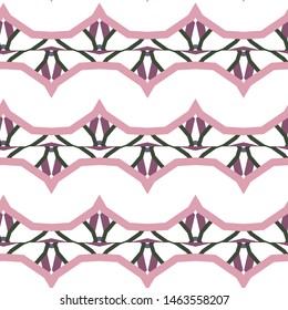 Seamless vector pattern. Background texture in geometric ornamental style.