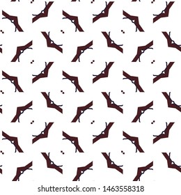 Seamless vector pattern. Background texture in geometric ornamental style.
