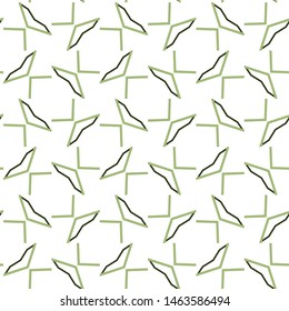 Seamless vector pattern. Background texture in geometric ornamental style.