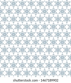 Seamless vector pattern. Background texture in geometric ornamental style.