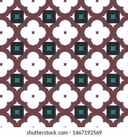 Seamless vector pattern. Background texture in geometric ornamental style.