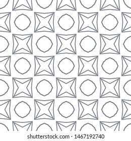 Seamless vector pattern. Background texture in geometric ornamental style.