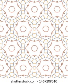 Seamless vector pattern. Background texture in geometric ornamental style.