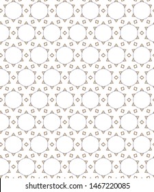 Seamless vector pattern. Background texture in geometric ornamental style.