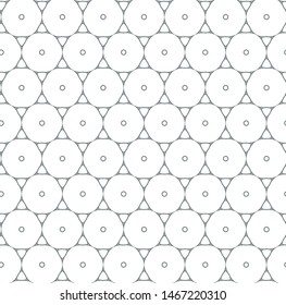 Seamless vector pattern. Background texture in geometric ornamental style.