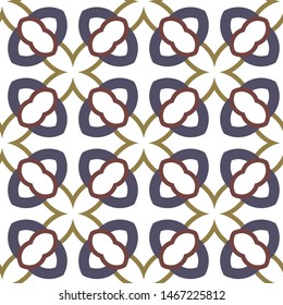Seamless vector pattern. Background texture in geometric ornamental style.