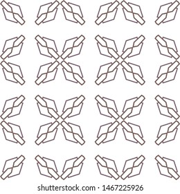 Seamless vector pattern. Background texture in geometric ornamental style.