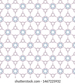 Seamless vector pattern. Background texture in geometric ornamental style.
