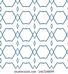 Seamless vector pattern. Background texture in geometric ornamental style.