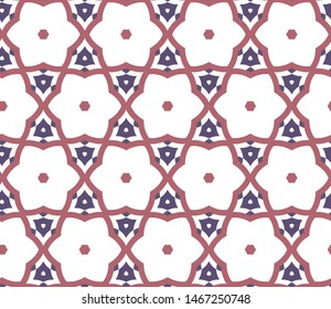 Seamless vector pattern. Background texture in geometric ornamental style.
