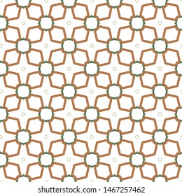 Seamless vector pattern. Background texture in geometric ornamental style.