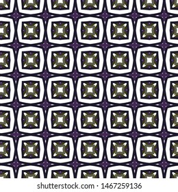 Seamless vector pattern. Background texture in geometric ornamental style.