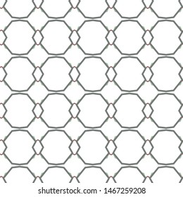Seamless vector pattern. Background texture in geometric ornamental style.