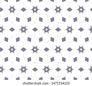 Seamless vector pattern. Background texture in geometric ornamental style.