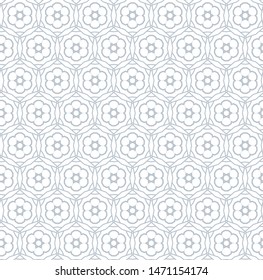 Seamless vector pattern. Background texture in geometric ornamental style.