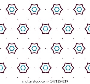 Seamless vector pattern. Background texture in geometric ornamental style.