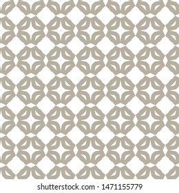 Seamless vector pattern. Background texture in geometric ornamental style.