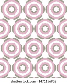 Seamless vector pattern. Background texture in geometric ornamental style.