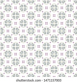 Seamless vector pattern. Background texture in geometric ornamental style.