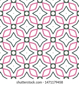 Seamless vector pattern. Background texture in geometric ornamental style.