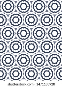 Seamless vector pattern. Background texture in geometric ornamental style.