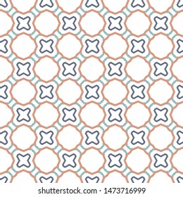 Seamless vector pattern. Background texture in geometric ornamental style.