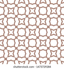 Seamless vector pattern. Background texture in geometric ornamental style.