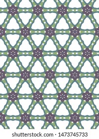 Seamless vector pattern. Background texture in geometric ornamental style.
