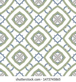 Seamless vector pattern. Background texture in geometric ornamental style.