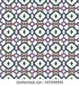 Seamless vector pattern. Background texture in geometric ornamental style.
