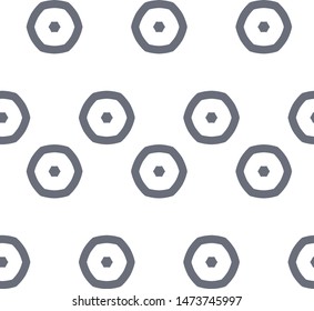 Seamless vector pattern. Background texture in geometric ornamental style.