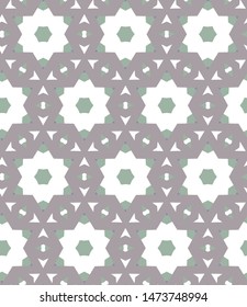 Seamless vector pattern. Background texture in geometric ornamental style.