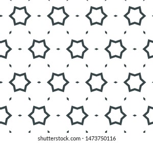 Seamless vector pattern. Background texture in geometric ornamental style.