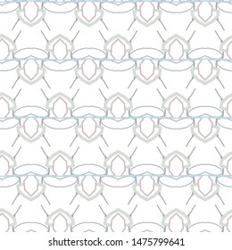 Seamless vector pattern. Background texture in geometric ornamental style.