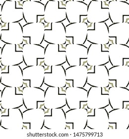 Seamless vector pattern. Background texture in geometric ornamental style.