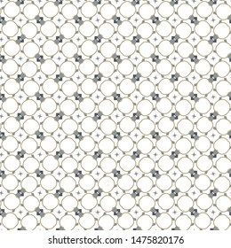 Seamless vector pattern. Background texture in geometric ornamental style.