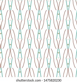 Seamless vector pattern. Background texture in geometric ornamental style.