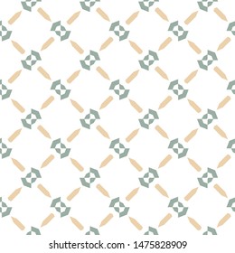 Seamless vector pattern. Background texture in geometric ornamental style.