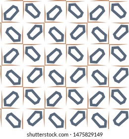 Seamless vector pattern. Background texture in geometric ornamental style.