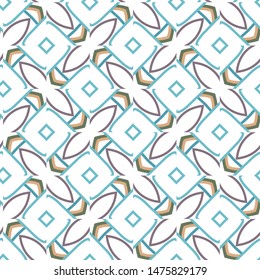 Seamless vector pattern. Background texture in geometric ornamental style.